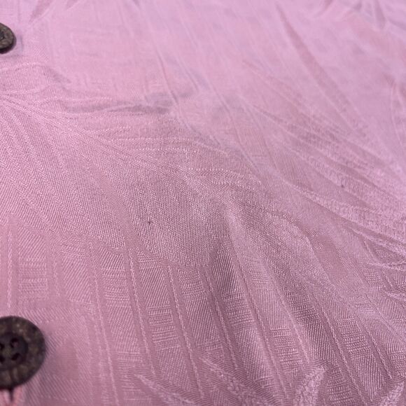 Tommy Bahama Men's XXL 100% Silk Camp Shirt Peach Preppy - Picture 4 of 9